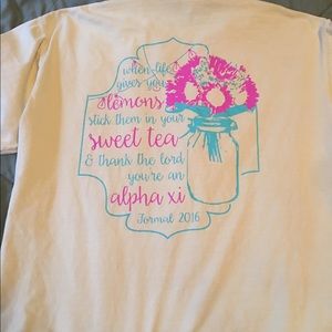 Southern Comfort Colors Alpha Xi Delta TShirt
